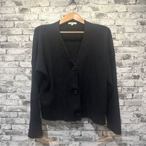 EUC Madewell Black Women's Cardigan Sweater Size XL